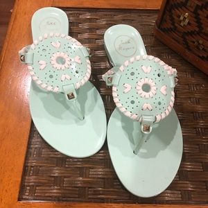 Jack Rogers Jelly mint green